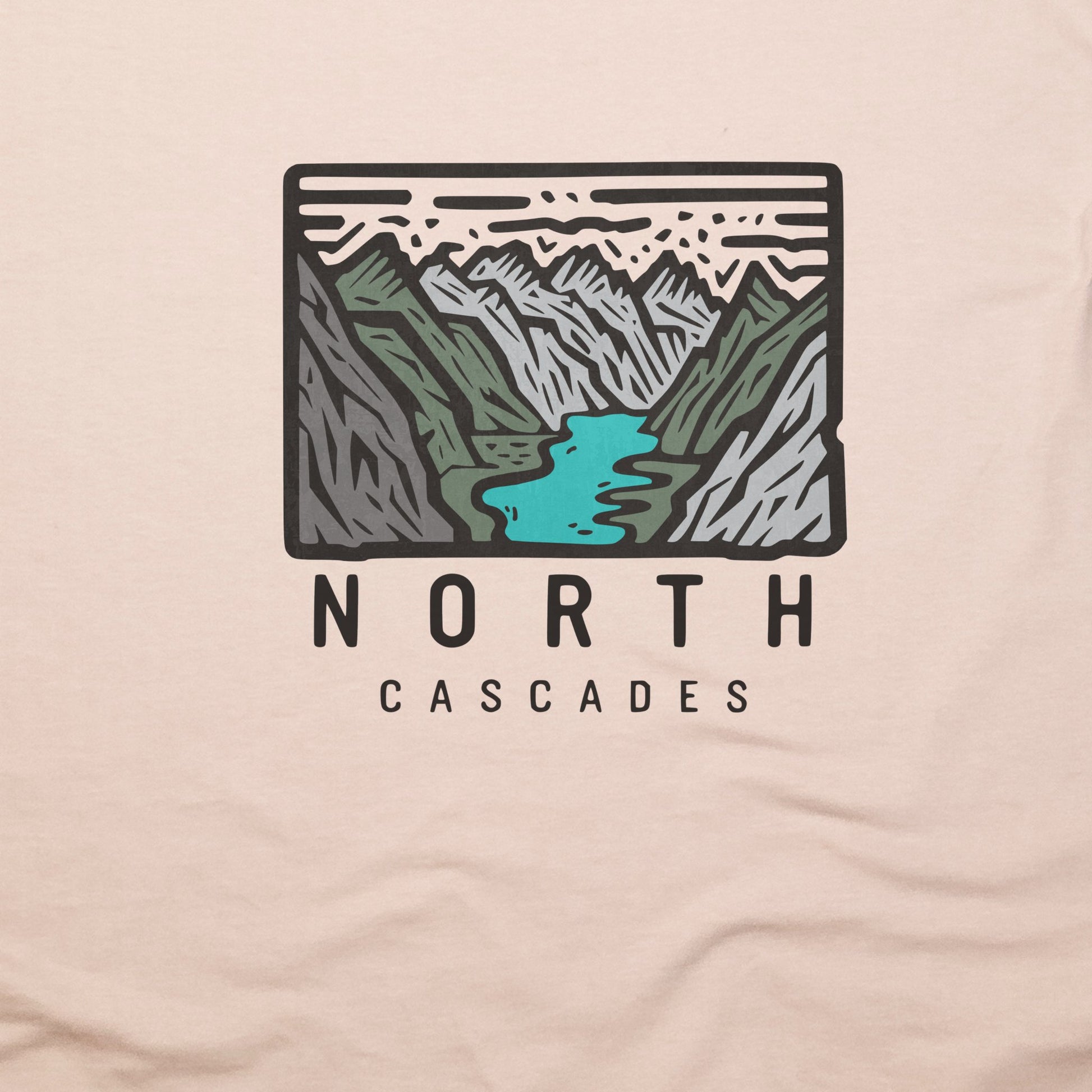 North Cascades National Park T-Shirt Adventure and Outdoors Themed T-Shirt