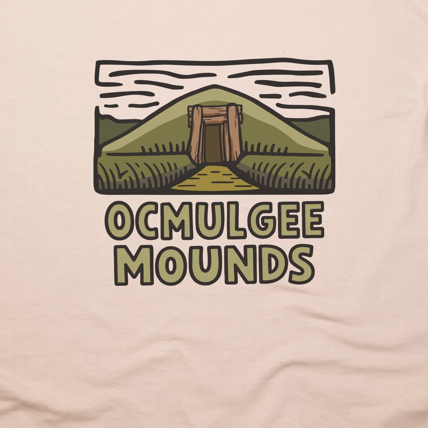 Wholesale Ocmulgee Mounds T-Shirt Adventure and Outdoors Themed T-Shirt