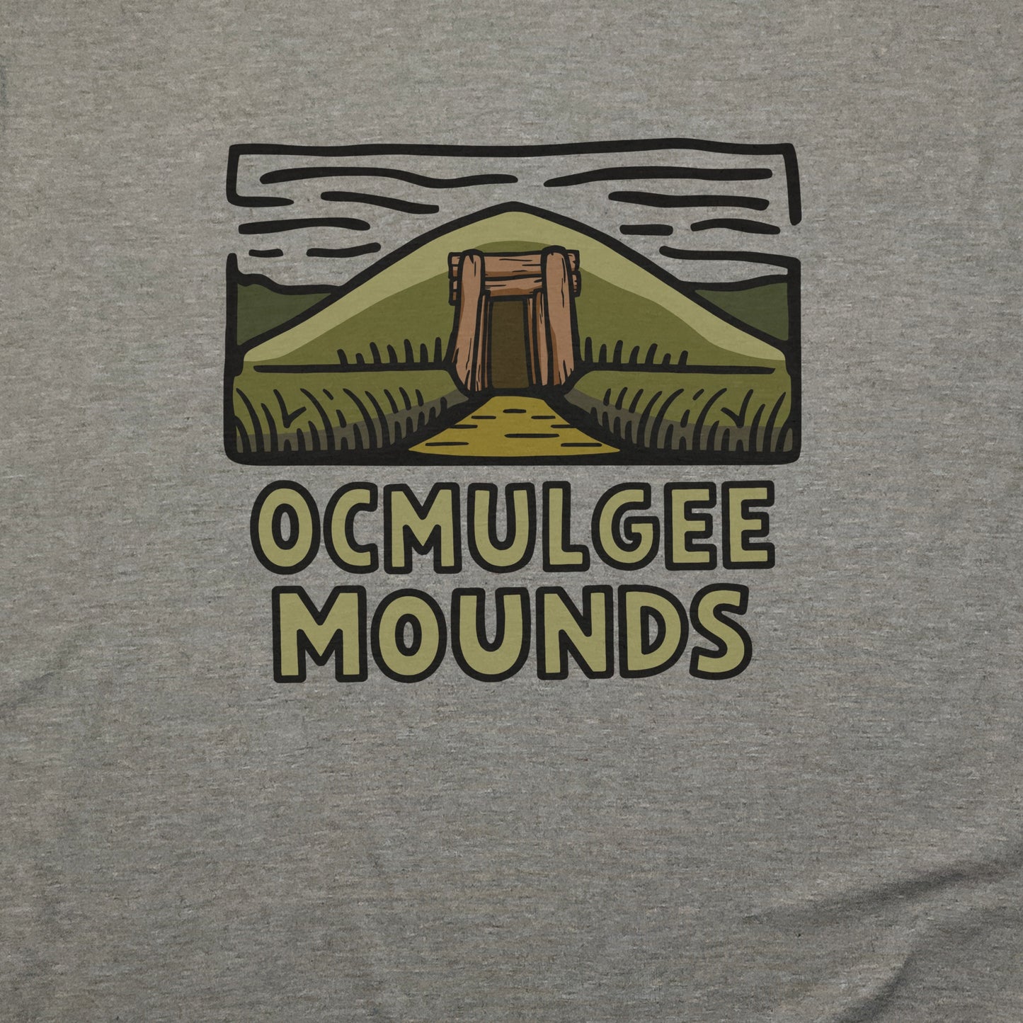 Wholesale Ocmulgee Mounds T-Shirt Adventure and Outdoors Themed T-Shirt