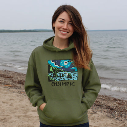 Olympic at Night Hoodie