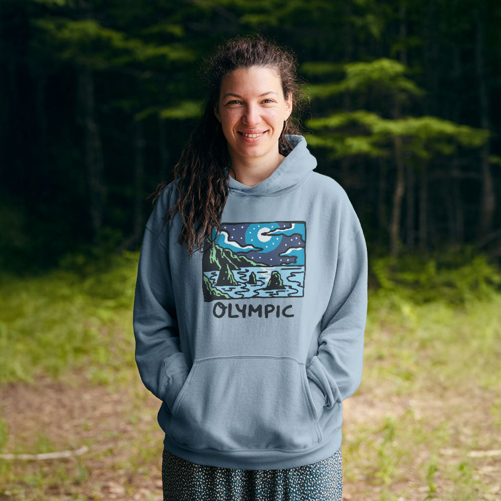 Olympic at Night Hoodie