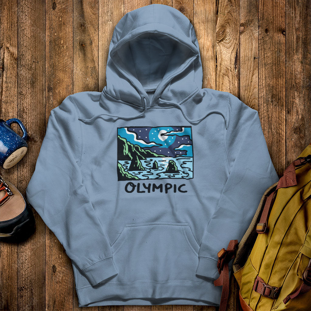 Olympic at Night Hoodie