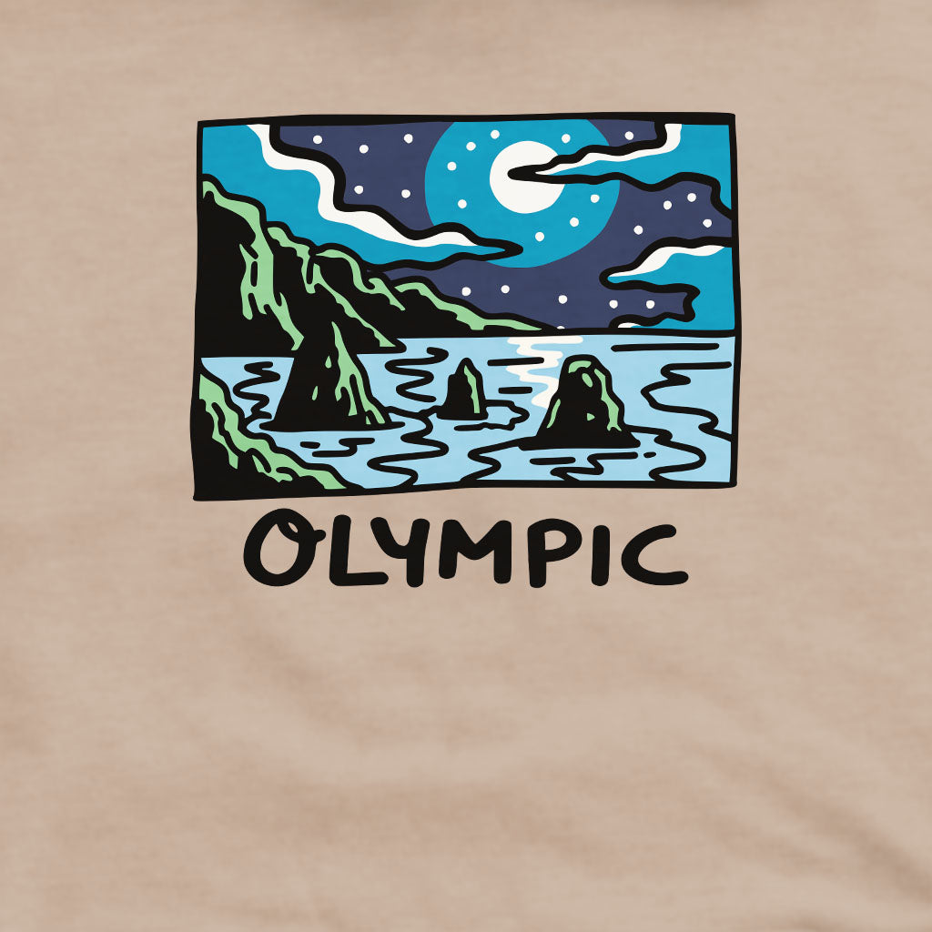 Olympic at Night Crewneck Sweatshirt