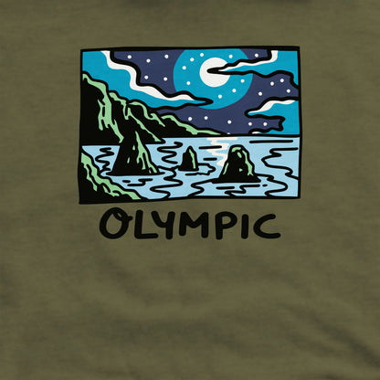 Olympic at Night Crewneck Sweatshirt