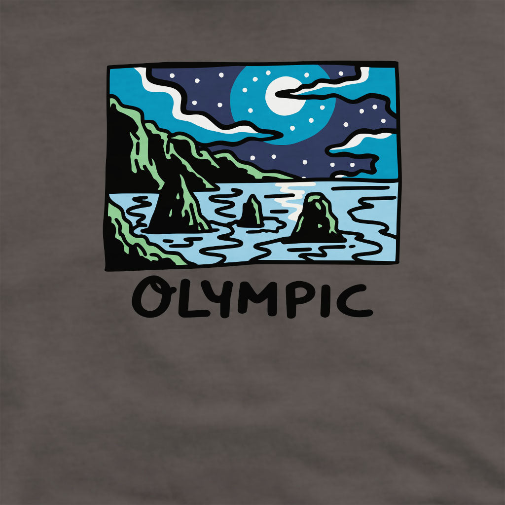 Olympic at Night Crewneck Sweatshirt