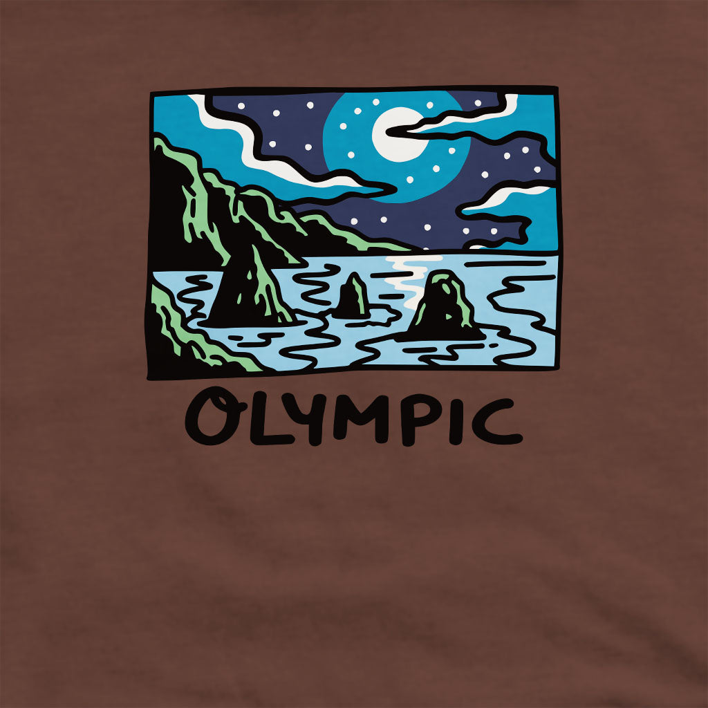 Olympic at Night Crewneck Sweatshirt