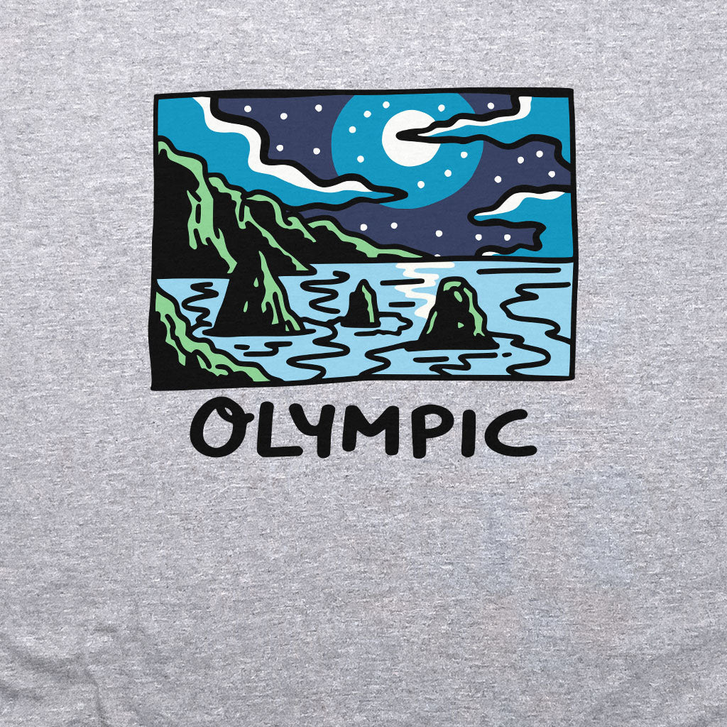 Olympic at Night Crewneck Sweatshirt