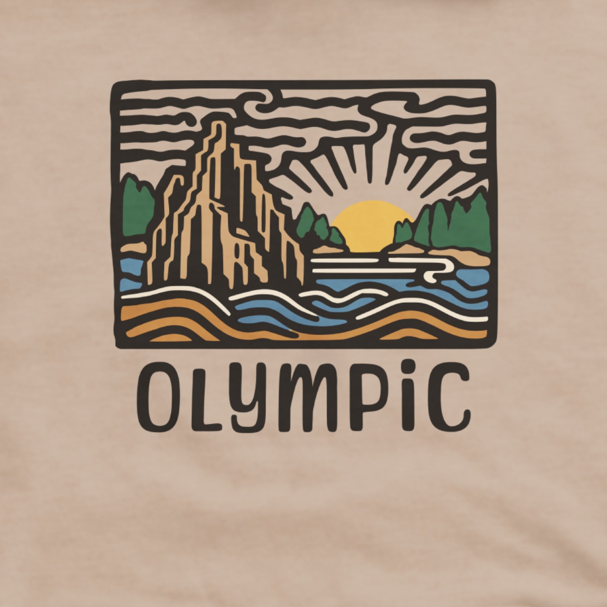Olympic National Park Hoodie Adventure and Outdoors Themed Hoodie