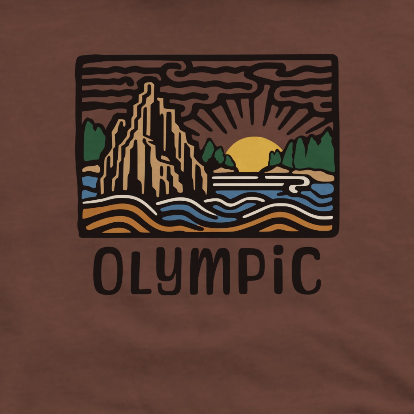 Olympic National Park Hoodie Adventure and Outdoors Themed Hoodie