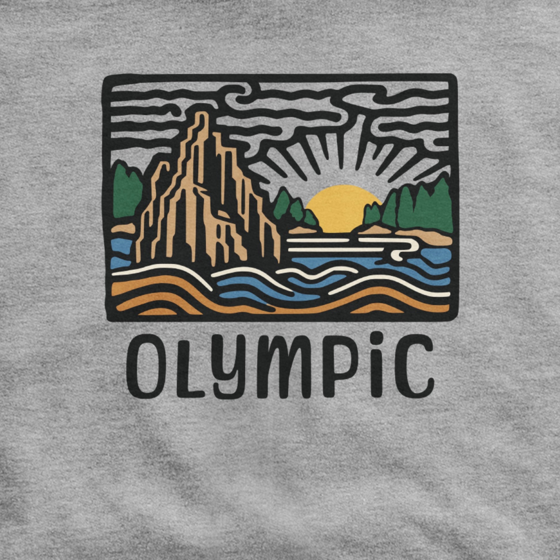 Olympic National Park Hoodie Adventure and Outdoors Themed Hoodie