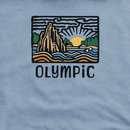 Olympic National Park Crewneck Sweatshirt Adventure and Outdoors Themed Sweatshirt