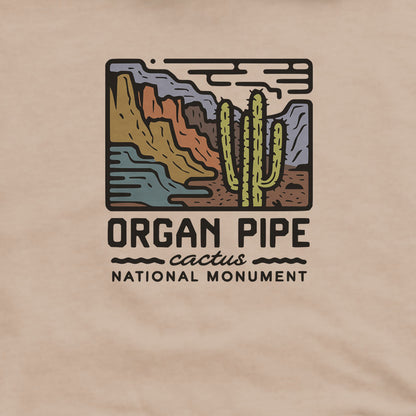Organ Pipe Cactus National Monument Hoodie Adventure and Outdoors Themed Hoodie