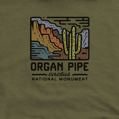 Organ Pipe Cactus National Monument Hoodie Adventure and Outdoors Themed Hoodie