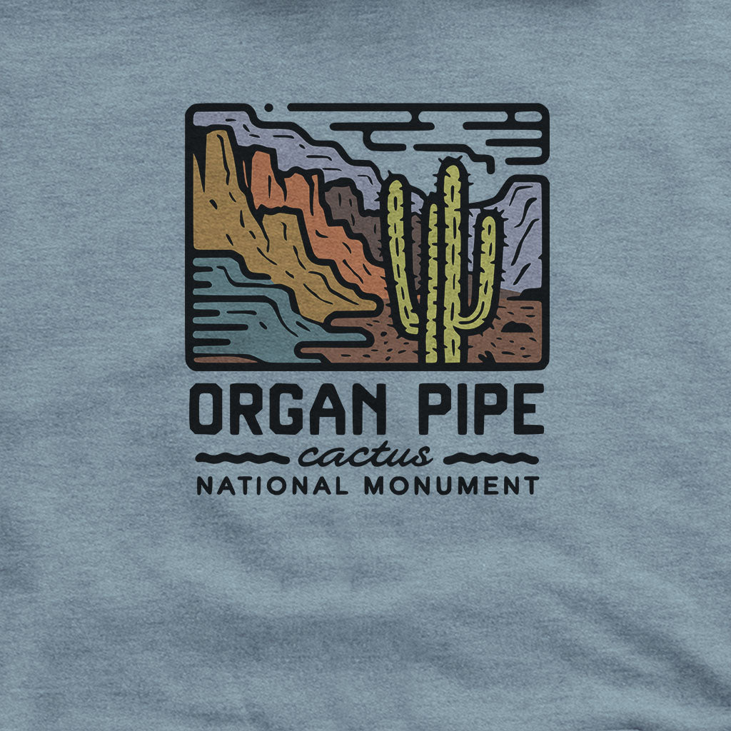 Organ Pipe Cactus National Monument Hoodie Adventure and Outdoors Themed Hoodie