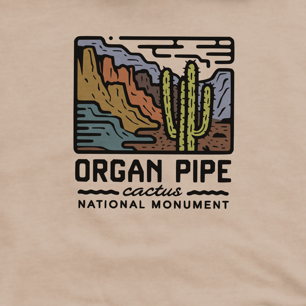 Organ Pipe Cactus National Monument Crewneck Sweatshirt Adventure and Outdoors Themed Sweatshirt