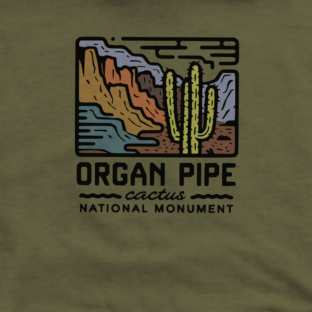 Organ Pipe Cactus National Monument Crewneck Sweatshirt Adventure and Outdoors Themed Sweatshirt
