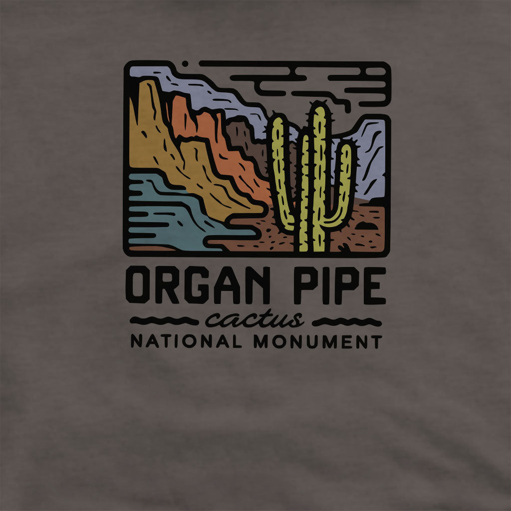 Organ Pipe Cactus National Monument Crewneck Sweatshirt Adventure and Outdoors Themed Sweatshirt
