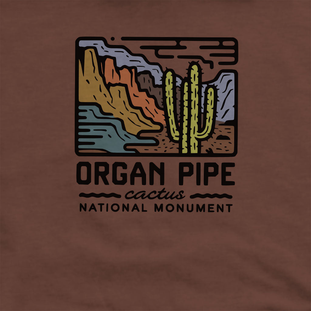 Organ Pipe Cactus National Monument Crewneck Sweatshirt Adventure and Outdoors Themed Sweatshirt
