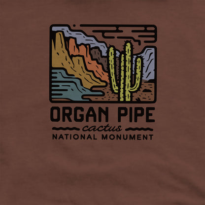 Organ Pipe Cactus National Monument Crewneck Sweatshirt Adventure and Outdoors Themed Sweatshirt
