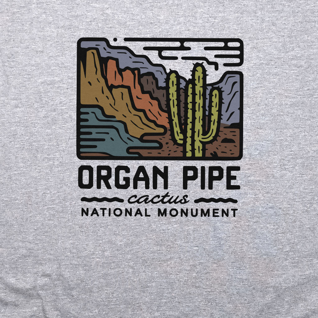 Organ Pipe Cactus National Monument Crewneck Sweatshirt Adventure and Outdoors Themed Sweatshirt