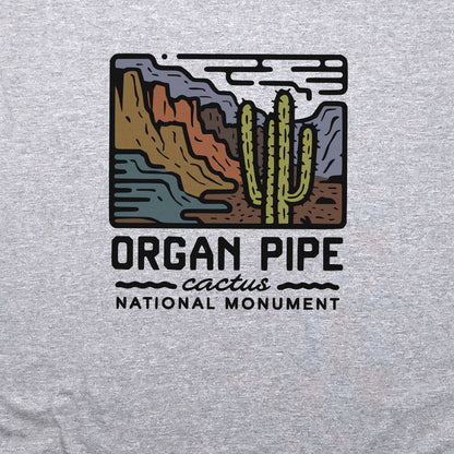 Organ Pipe Cactus National Monument Crewneck Sweatshirt Adventure and Outdoors Themed Sweatshirt