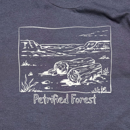 Petrified Forest Line Drawing T-Shirt