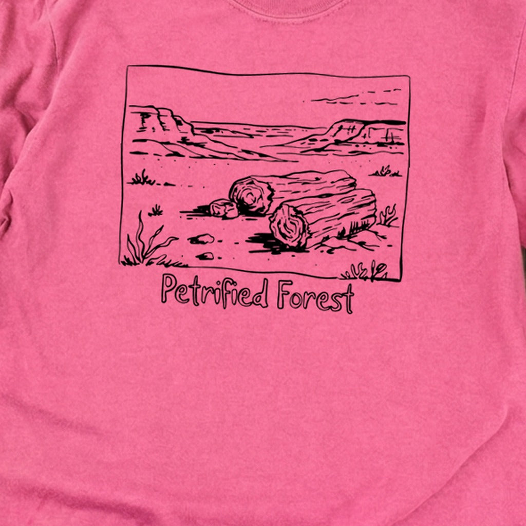 Petrified Forest Line Drawing Premium Long Sleeve