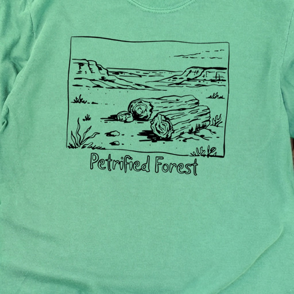 Petrified Forest Line Drawing Premium Long Sleeve