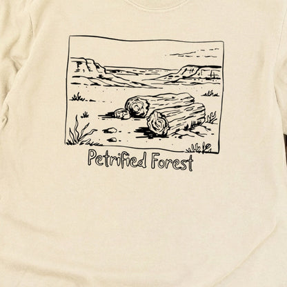 Petrified Forest Line Drawing Premium Long Sleeve