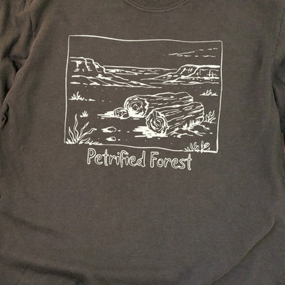 Petrified Forest Line Drawing Premium Long Sleeve