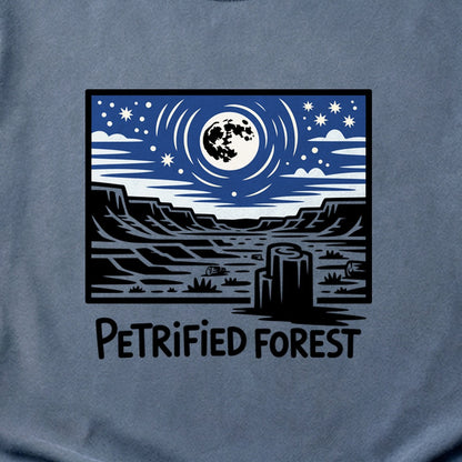 Petrified Forest National Park at Night Cotton T-Shirt