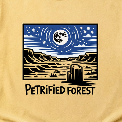Petrified Forest National Park at Night Cotton T-Shirt