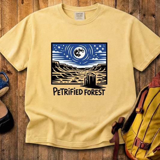 Petrified Forest National Park at Night Cotton T-Shirt