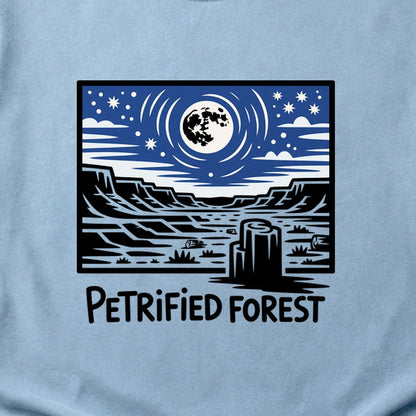 Petrified Forest National Park at Night Cotton T-Shirt