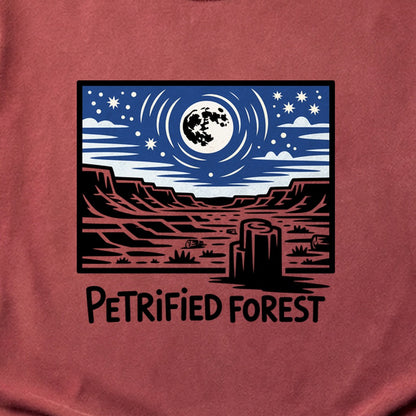 Petrified Forest National Park at Night Cotton T-Shirt