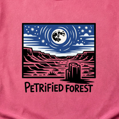 Petrified Forest National Park at Night Cotton T-Shirt