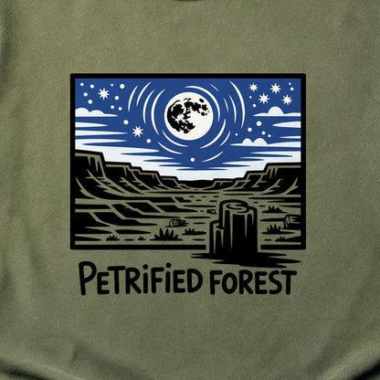 Petrified Forest National Park at Night Cotton T-Shirt