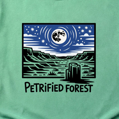 Petrified Forest National Park at Night Cotton T-Shirt