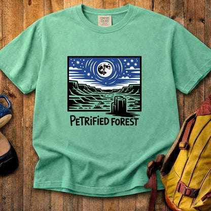 Petrified Forest National Park at Night Cotton T-Shirt