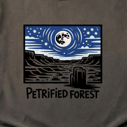 Petrified Forest National Park at Night Cotton T-Shirt