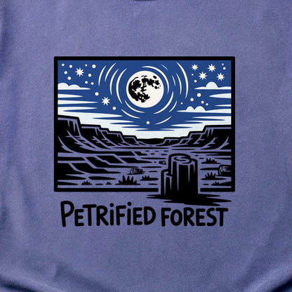 Petrified Forest National Park at Night Cotton T-Shirt