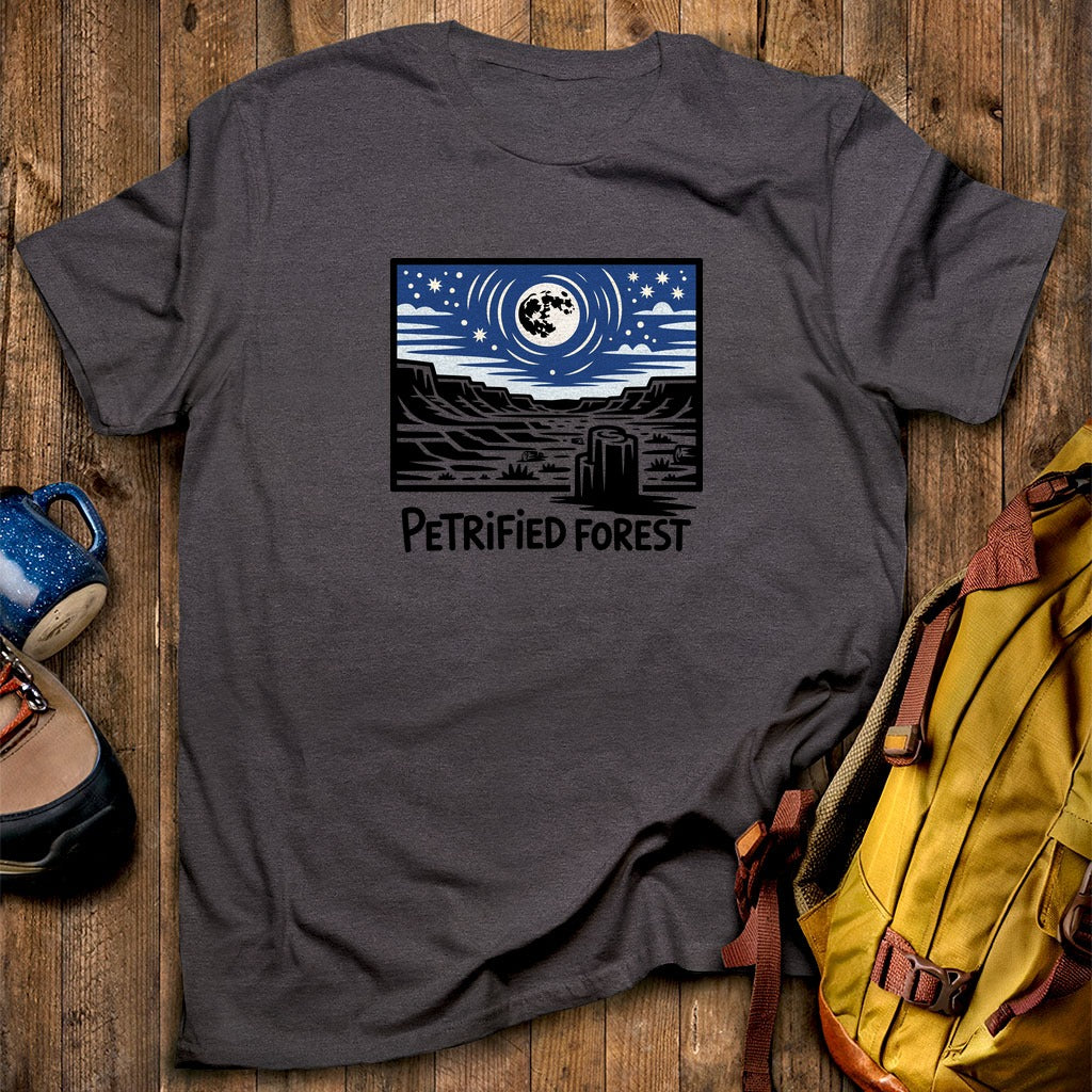 Petrified Forest National Park at Night T-Shirt