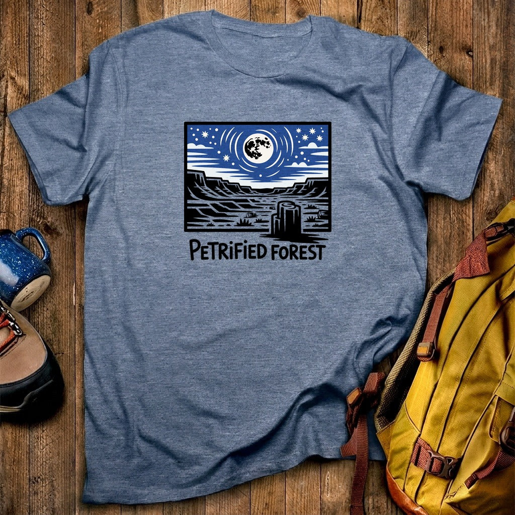 Petrified Forest National Park at Night T-Shirt