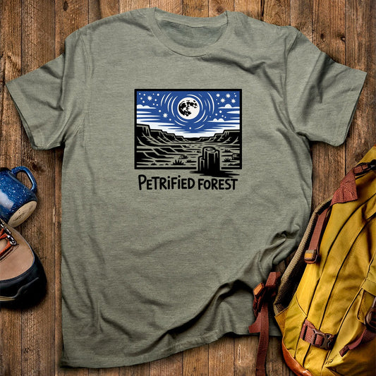 Petrified Forest National Park at Night T-Shirt