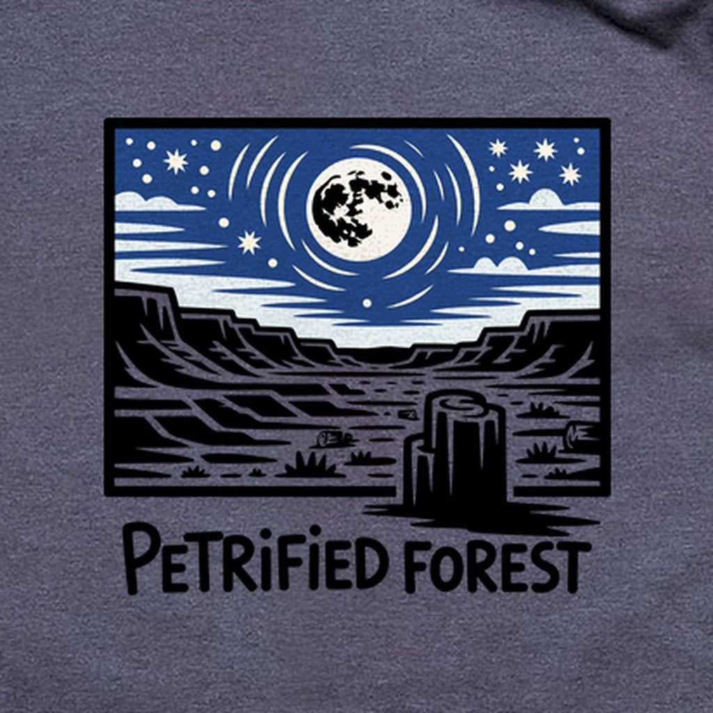 Petrified Forest National Park at Night T-Shirt