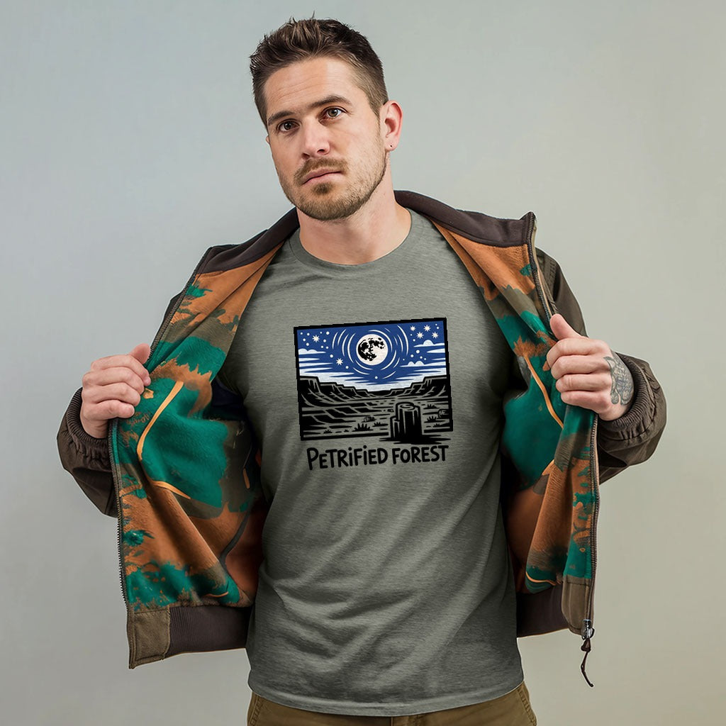 Petrified Forest National Park at Night T-Shirt