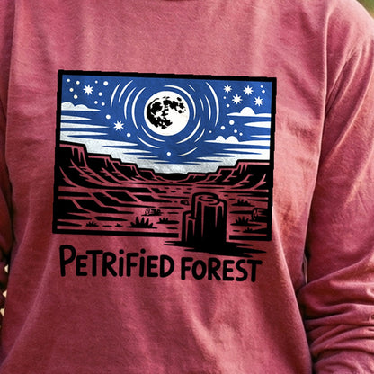 Petrified Forest National Park at Night Premium Long Sleeve