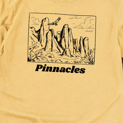 Pinnacles Line Drawing Premium Long Sleeve