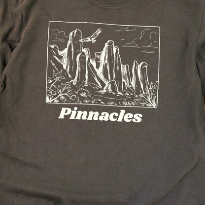 Pinnacles Line Drawing Premium Long Sleeve
