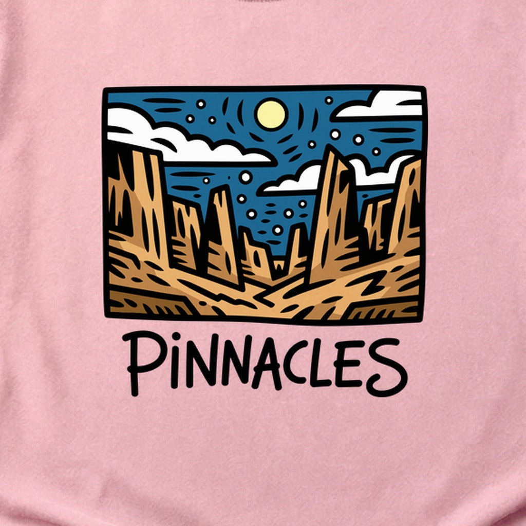 Pinnacles at Night Cotton T-Shirt